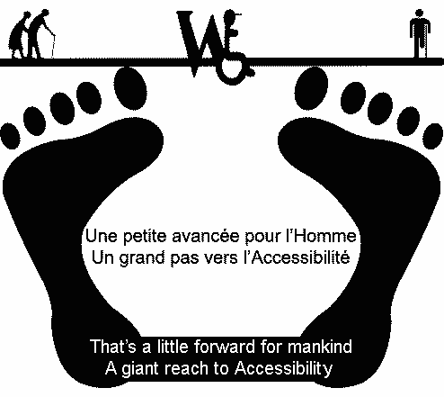 Une petite avanc�e pour l'Homme, un grans pas vers l'Accessibilit�