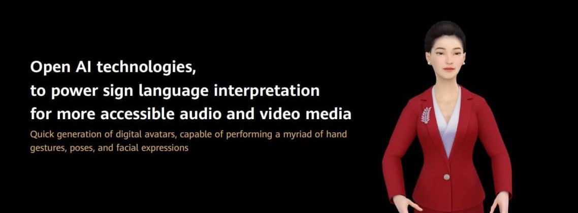 Huawei Sign Language digital human