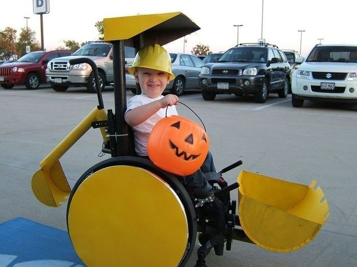 Fauteuil roulant... version machine de chantier